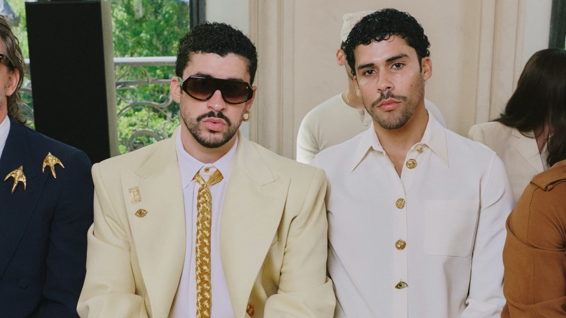Bad Bunny and His Brother Bring Puerto Rican Pride to Paris Haute Couture Week