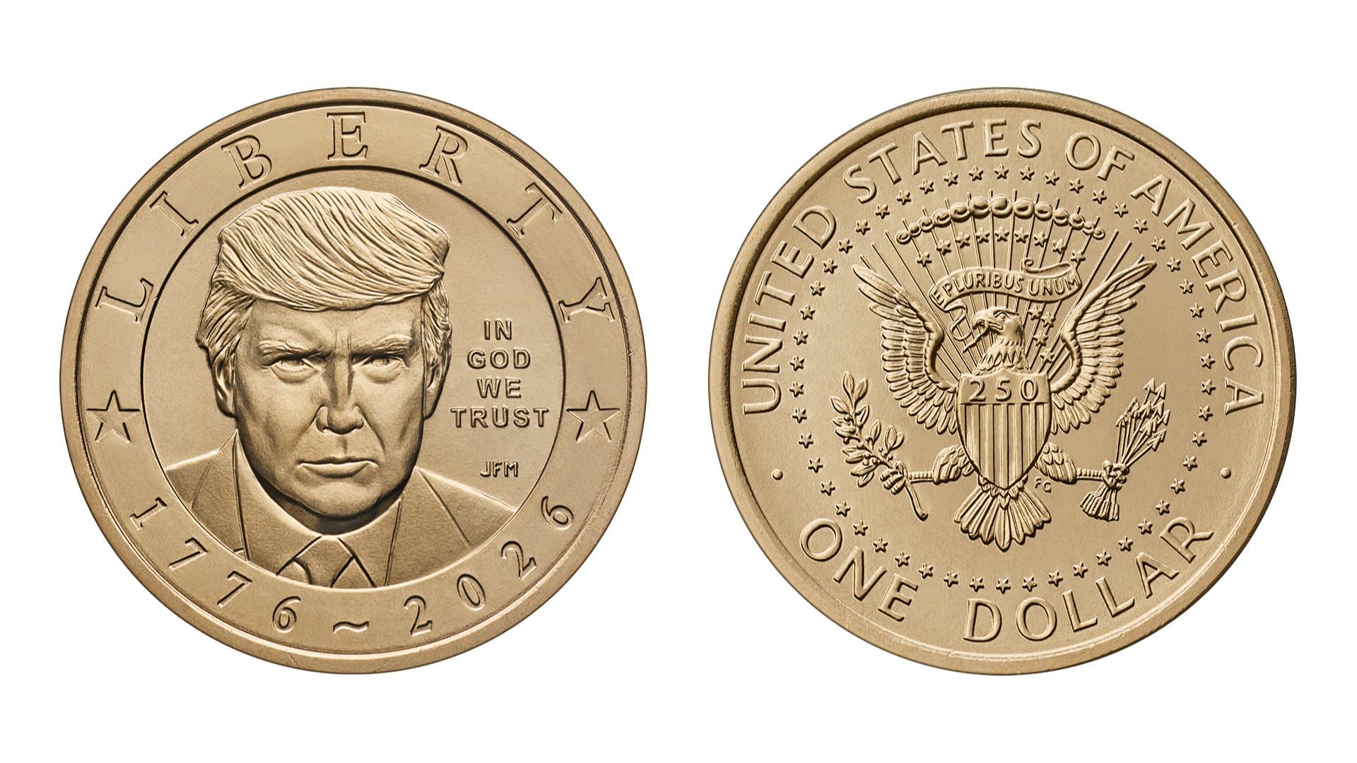 Bessent Confirms US Mint Will Strike $1 Coin Bearing Trump’s Image