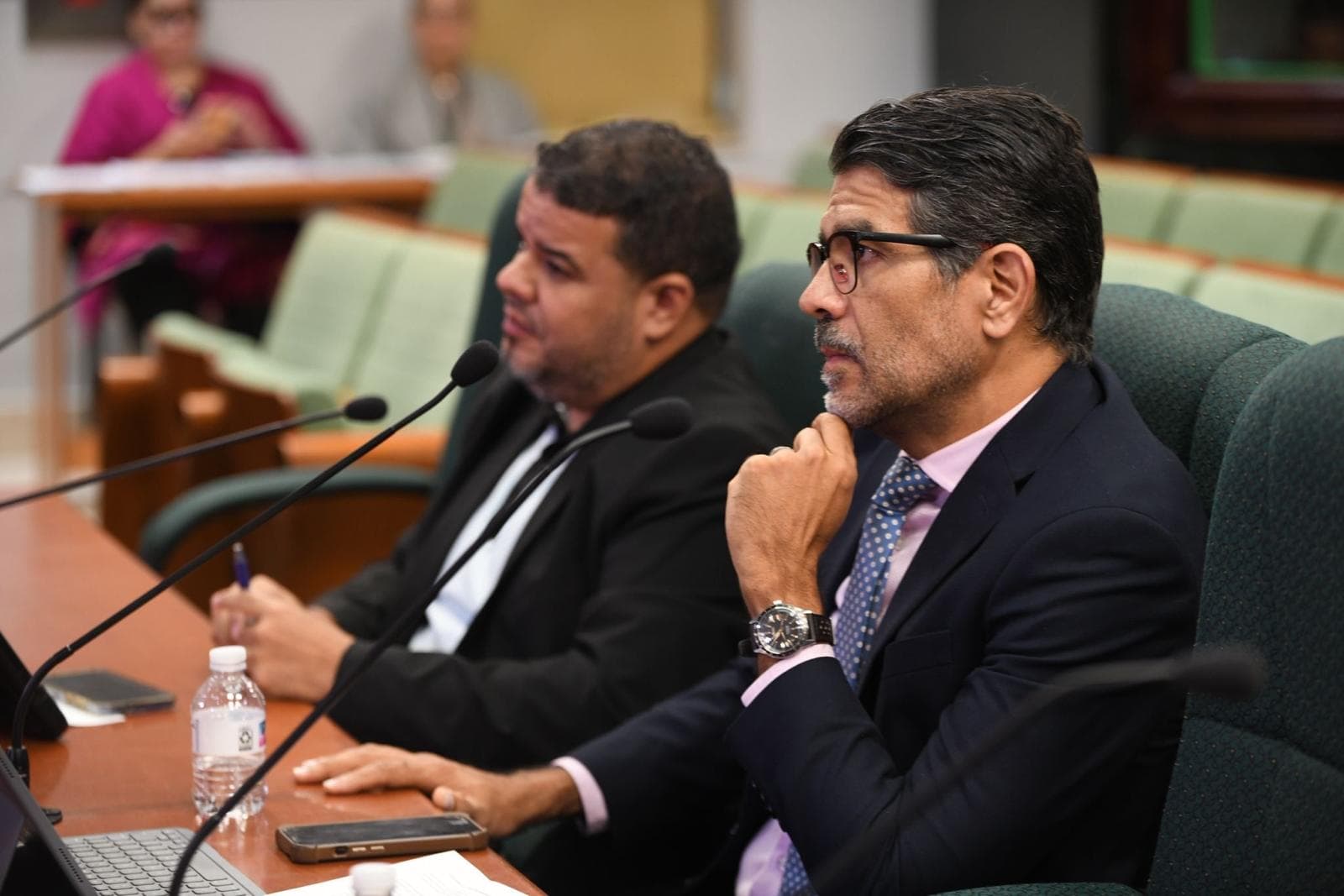 Left to right: CRIM Executive Director Javier Garcia Cintron and Ricardo Colon, legal advisor for the Mayors Federation